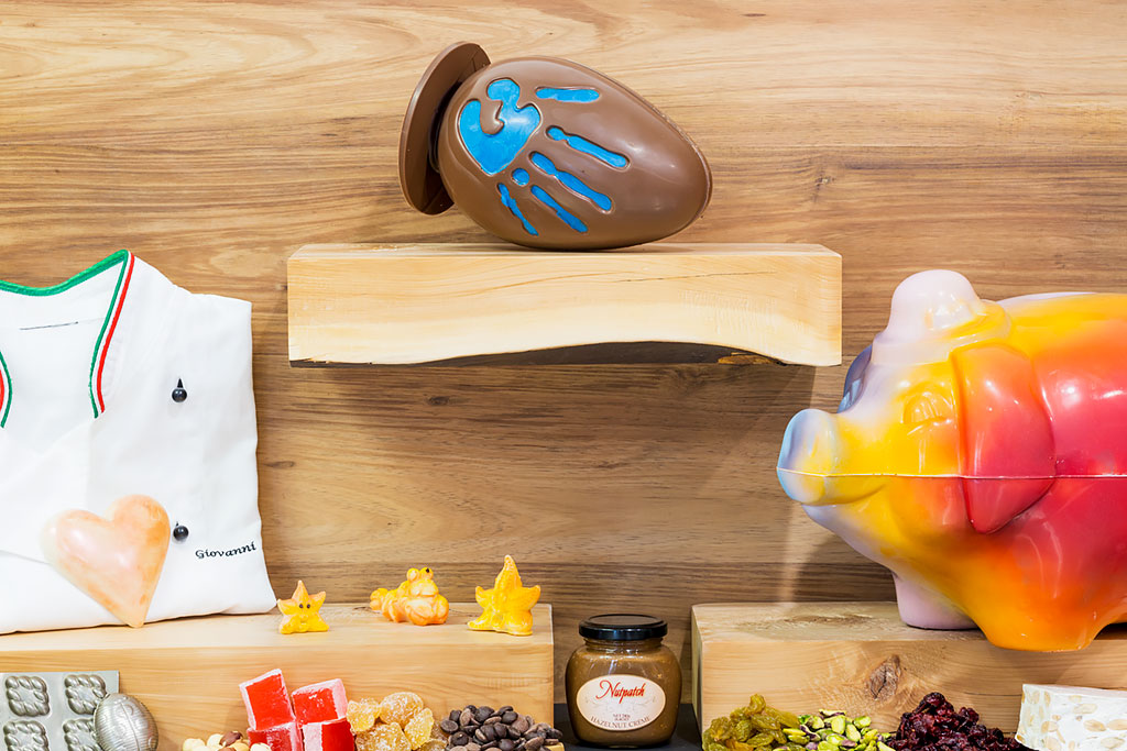 Easter egg, piñata pig, undersea creations.