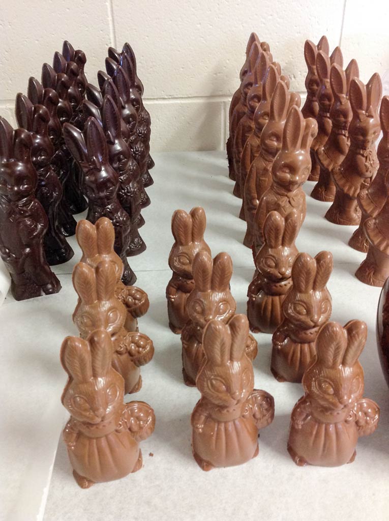 We breed very quickly, especially during the week of Easter.