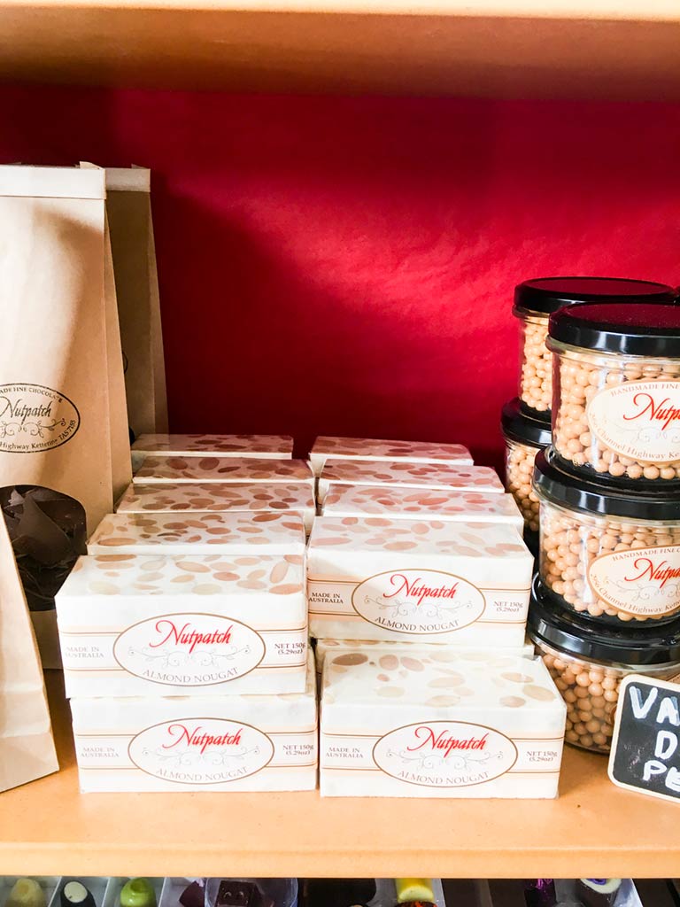 Hand made Almond Nougat.