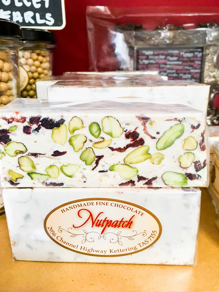 Cranberry and Pistachio Christmas nougat.